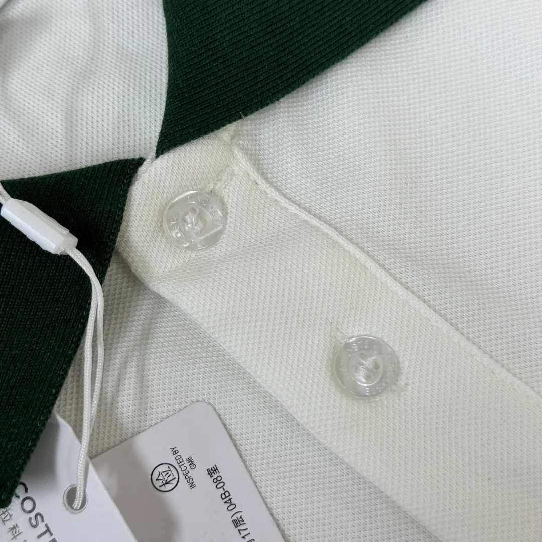C🌟LACOSTE 2026 New Arrival polo ～ ✅ Same Style～ ， ！ ， ！ ！ ， ， ， ， 👍 ：Black White Light Green Gray Size：M L XL XXL 3XL（ ！）